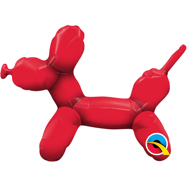Minishape Balloon Dog Red